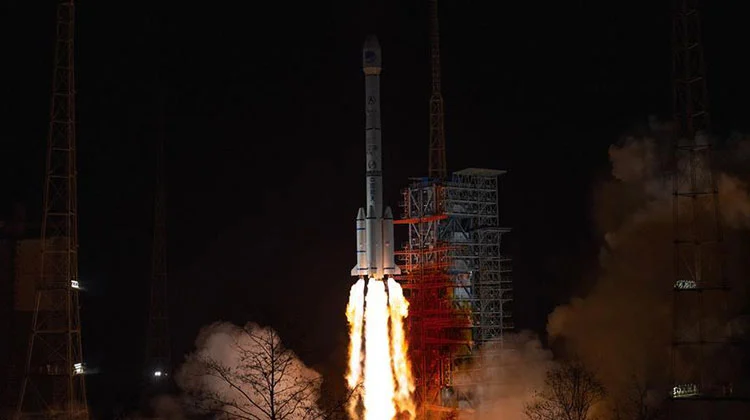 Kina lanserar ny Beidou Navigation Satellit
