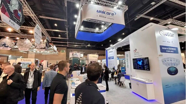 Unicore Showcases Positioneringslösningar på INTERGEO 2023.